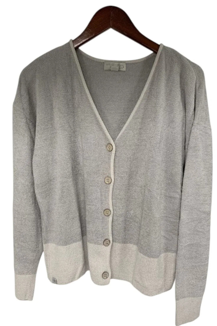 Barefoot Dreams Women's CozyChic ColorBlock Cardigan Skylight - Regular